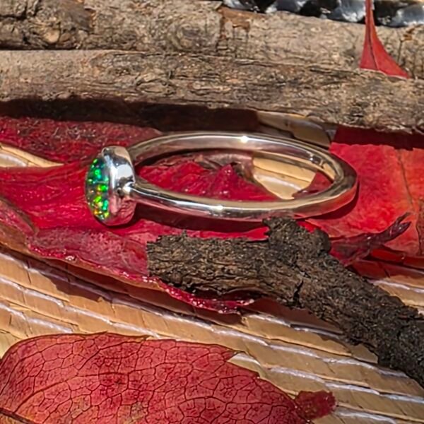 ring-mexican-natural-fire-opal 16 - 6 AZUR V