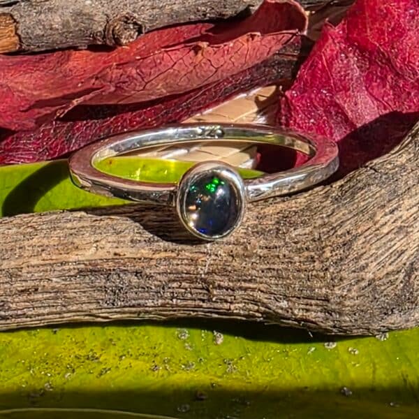 ring-mexican-natural-fire-opal 22 - 7 STRATUM III