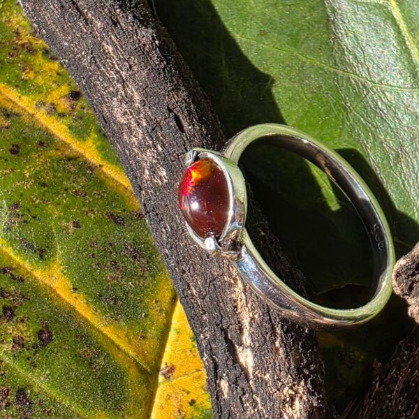 ring-mexican-natural-fire-opal 5 - 28 IGNIS V