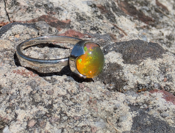 ring-mexican-natural-fire-opal- 6 - 4 IGNIS VI