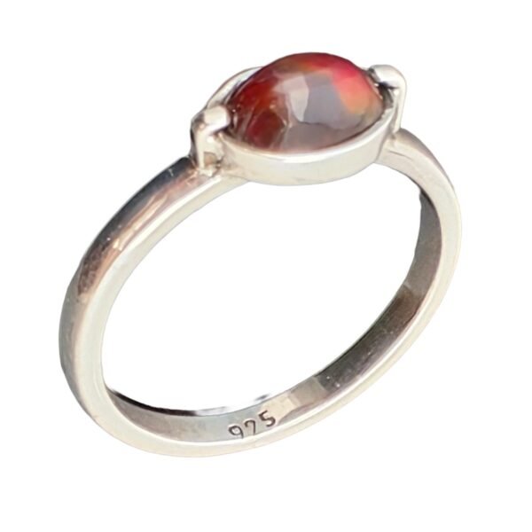 ring-natural-fire-opal-deep-orange-1005v IGNIS V